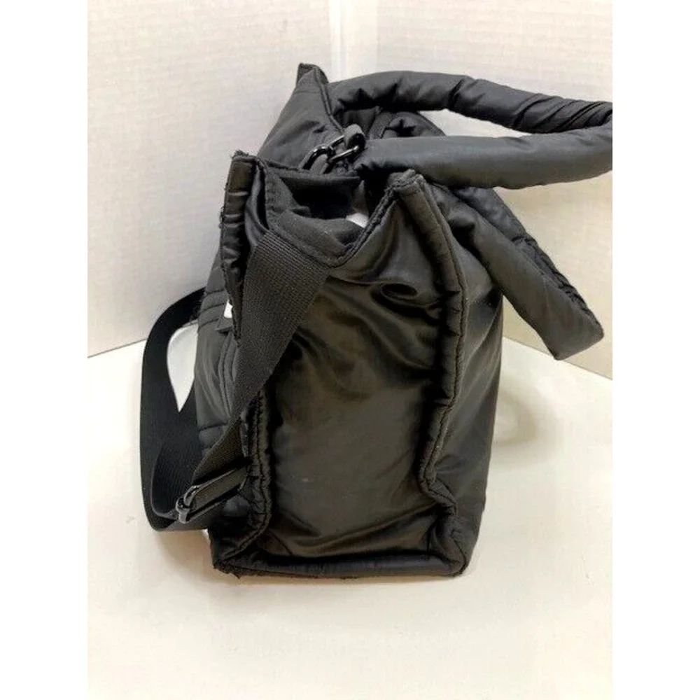 Black Out‎ Love Nylon Puffer Tote Bag Purse
